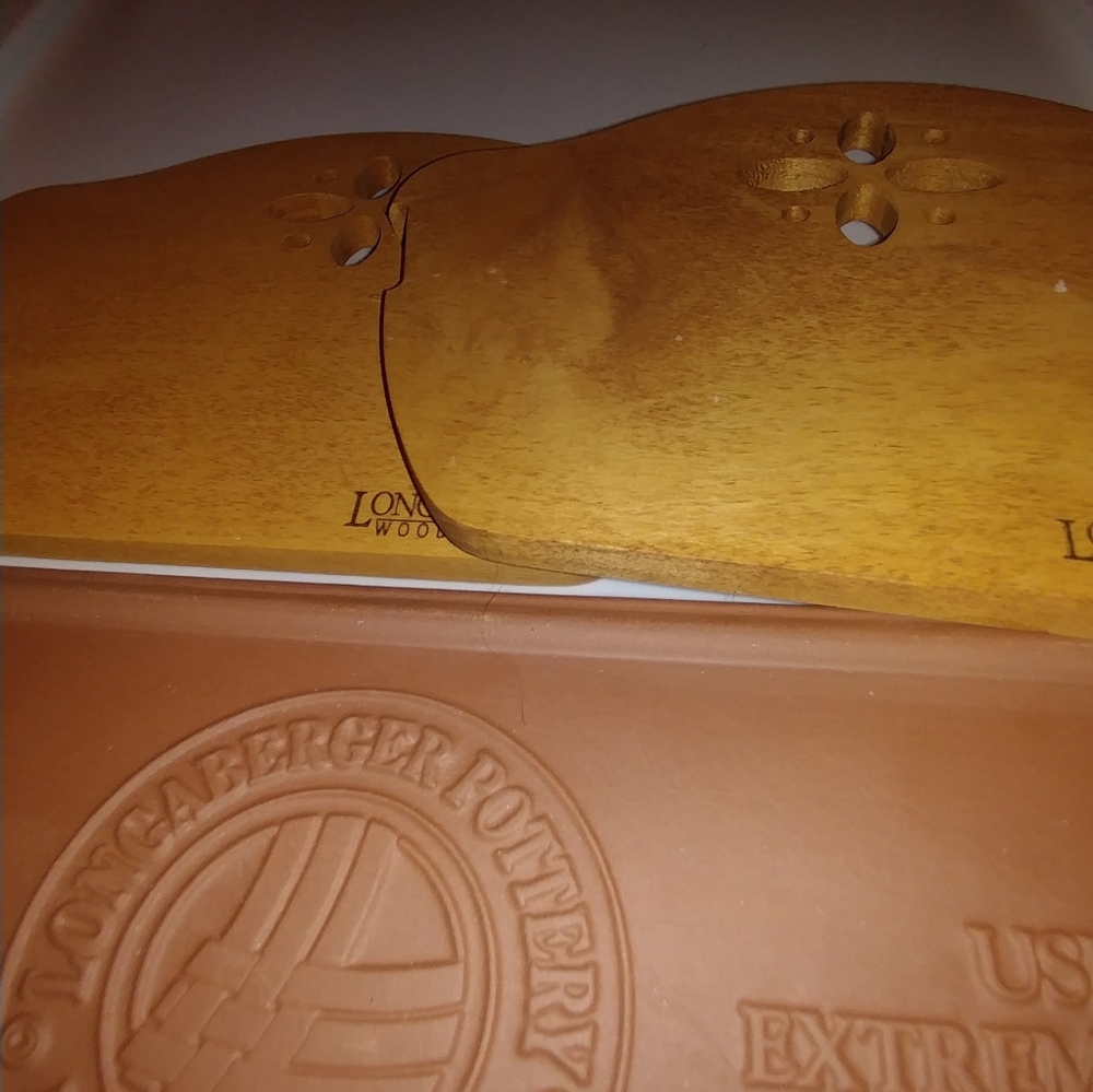 Longaberger Bread Basket Dividers & Warming Brick